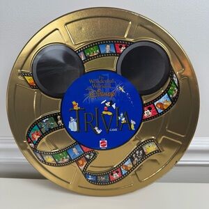 Vintage 1997 WONDERFUL WORLD OF DISNEY TRIVIA GAME‎ Collector's Edition Tin